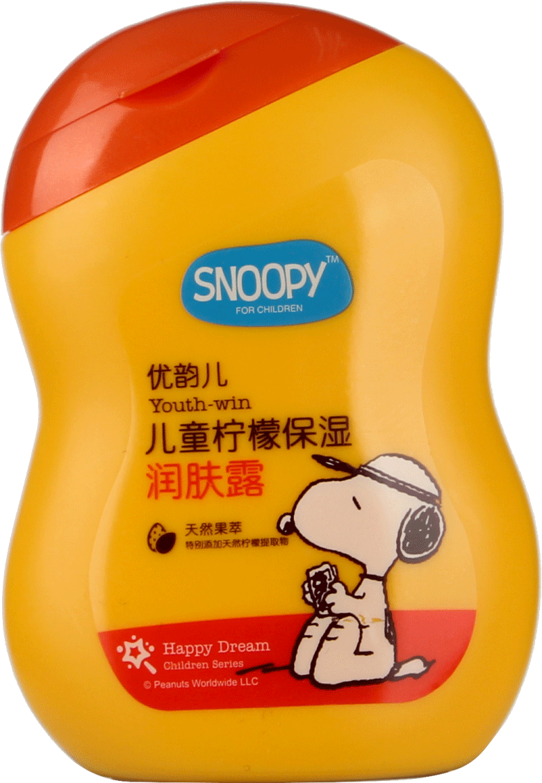 SNOOPY兒童檸檬保濕潤膚露