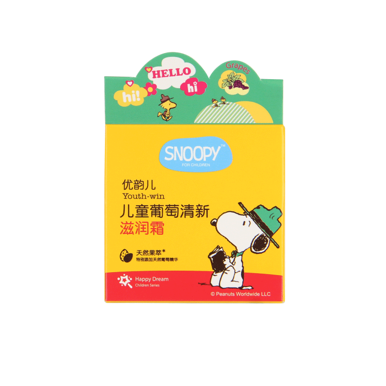 SNOOPY兒童葡萄清新滋潤(rùn)霜