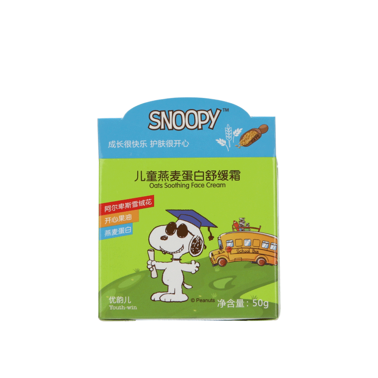 SNOOPY兒童燕麥蛋白舒緩霜50G 盒